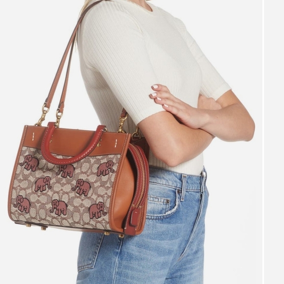 COACH Rogue 25 Elephant Applique Bag - Picture 13 of 16